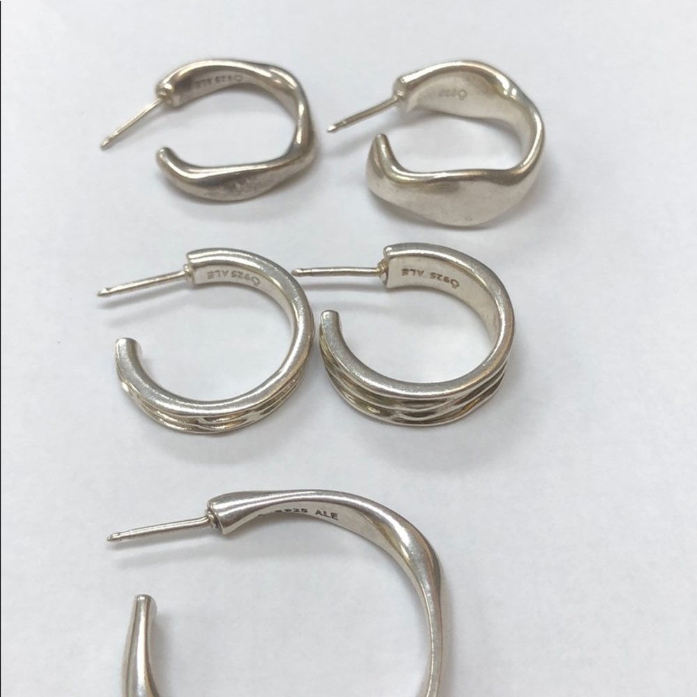 PANDORA HOOPS EARRING SINGLE - Picture 3 of 4